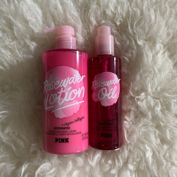 New Victoria’s Secret PINK Rosewater Body Care Set Rare - Picture 1 of 1
